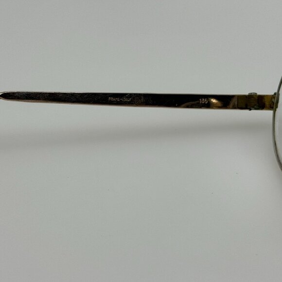 Safilo Eye Glasses Eyeglasses Frames 20/000 Gold 135 - Picture 6 of 6